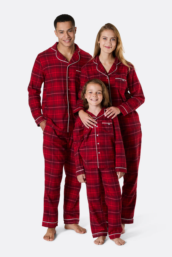 Flanell Rød Julepysj Familie