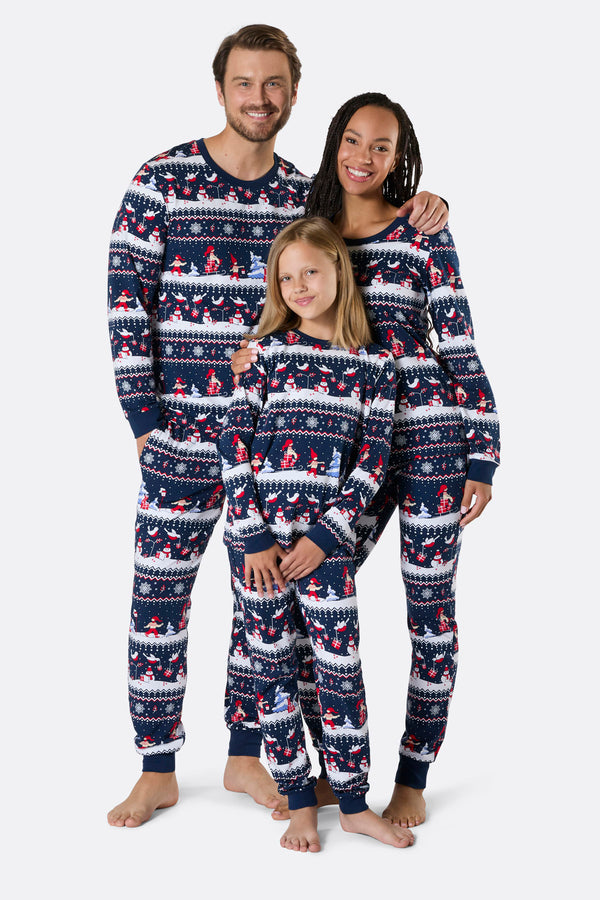 Julelandskap Julepysj Familie