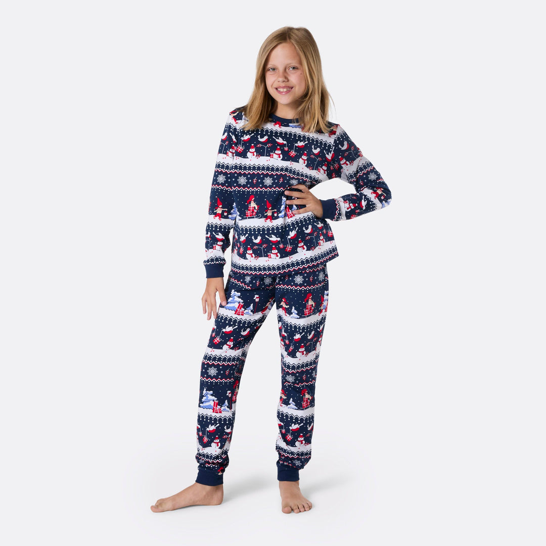 Julelandskap Julepysj Familie