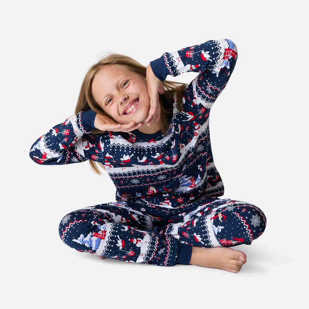 Julelandskap Julepysj Familie