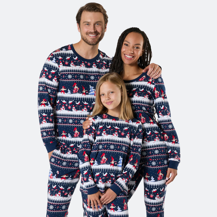 Julelandskap Julepysj Familie