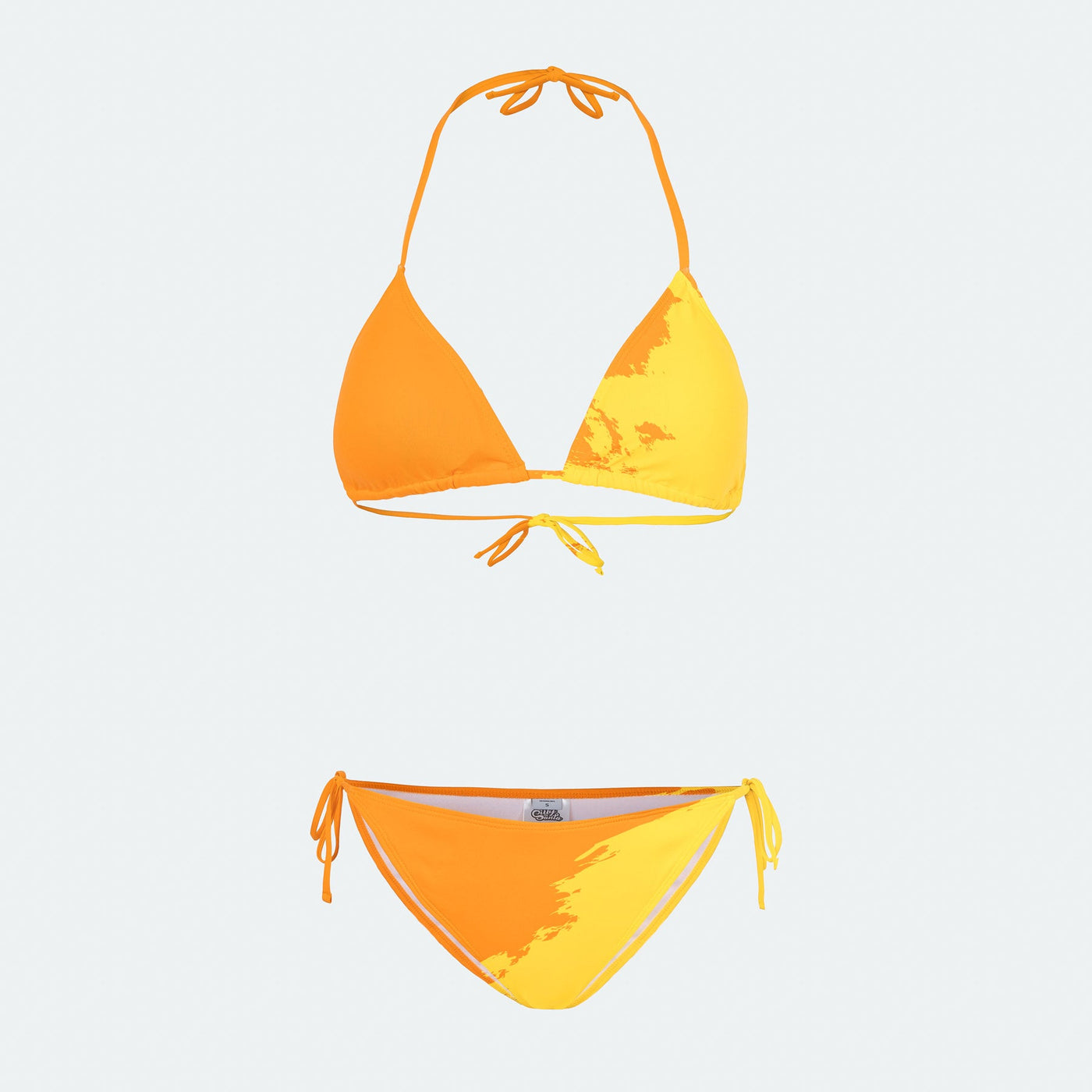 Fargeskiftende Bikini-Sett Oransje/Gul