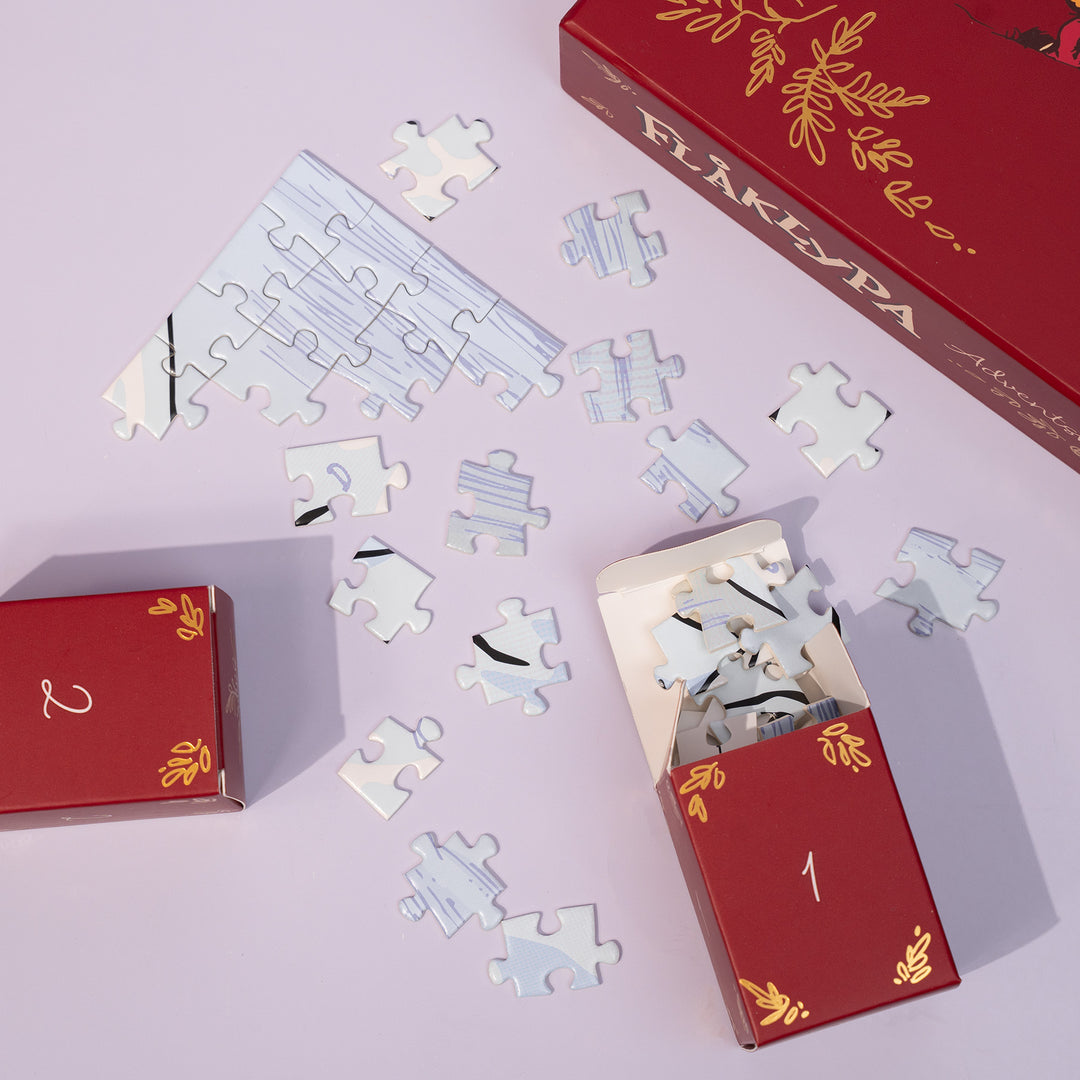 Flåklypa Puslespill Julekalender