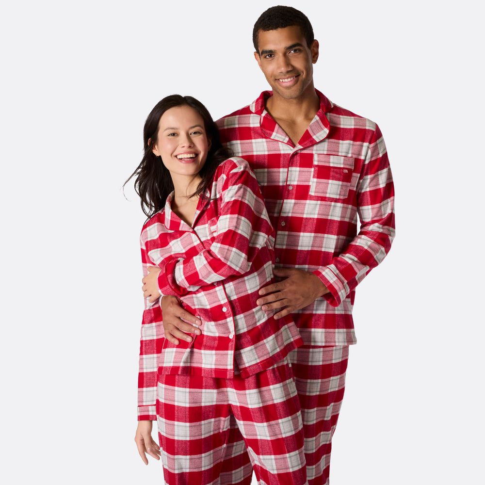Flanell Rød Julepysj Familie