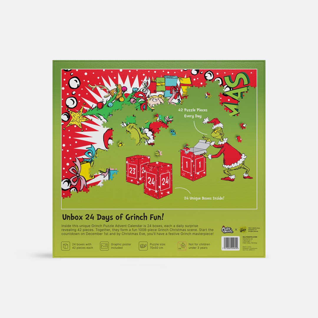 Grinch Puslespill Julekalender