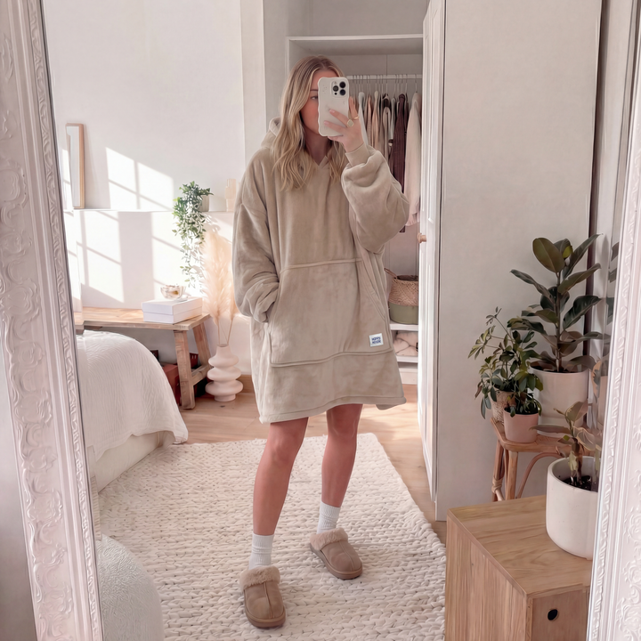 Khaki HappyHoodie