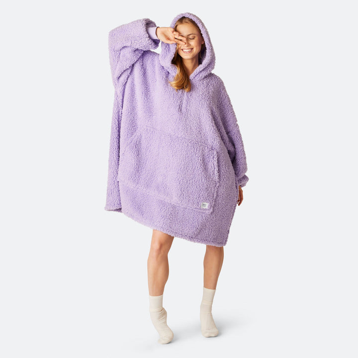 Lilla Sherpa HappyHoodie