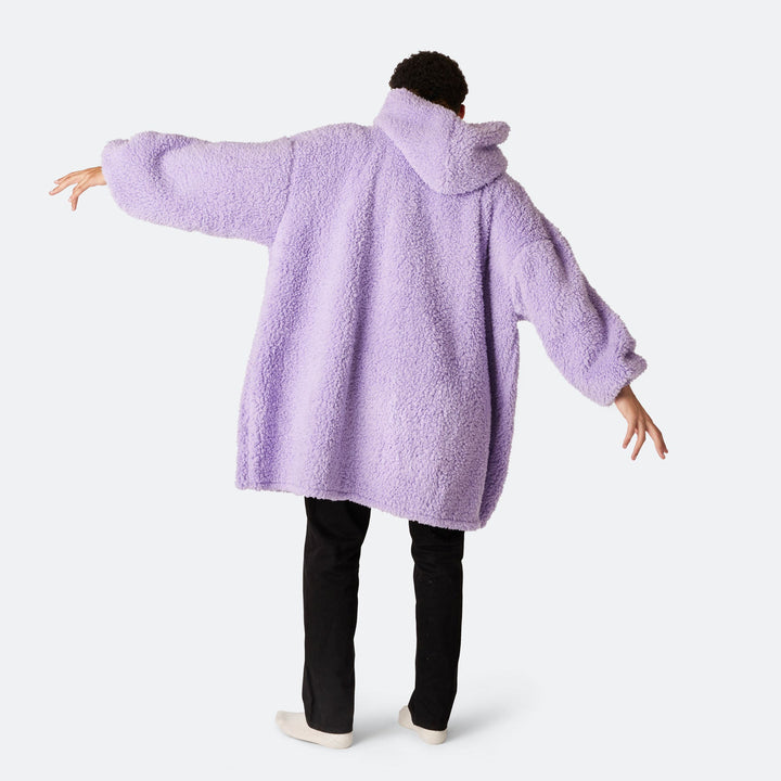 Lilla Sherpa HappyHoodie