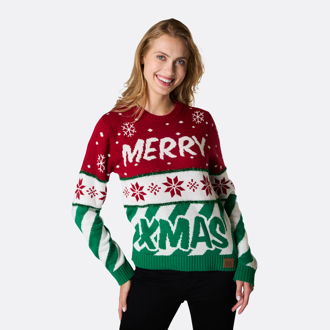 Merry Xmas Julegenser Dame