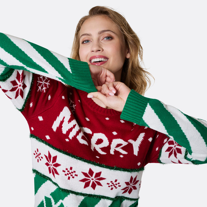 Merry Xmas Julegenser Dame