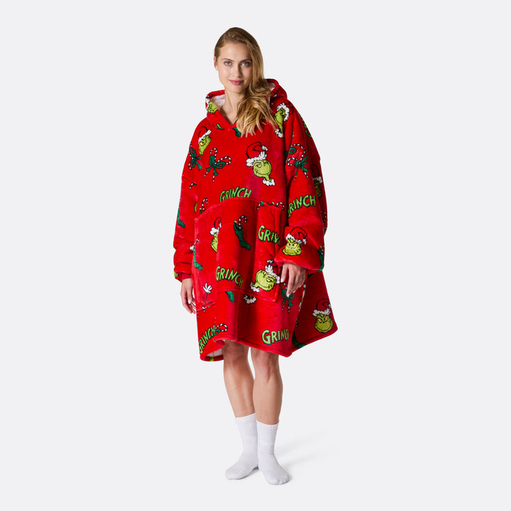 Grinchen Rød HappyHoodie