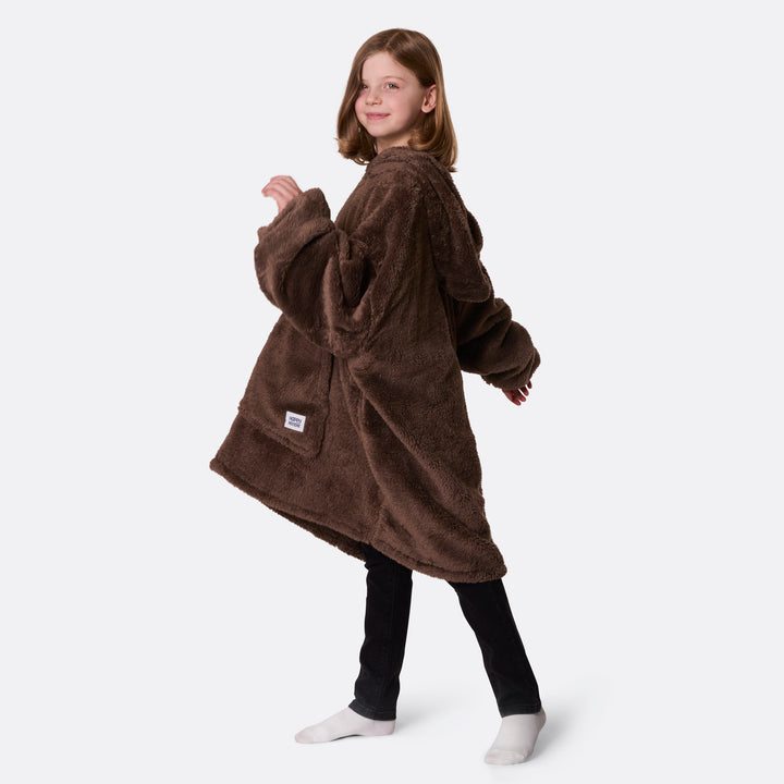 Brun Teddy HappyHoodie Barn