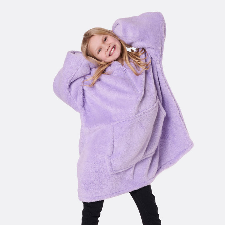 Lavender Teddy HappyHoodie Barn