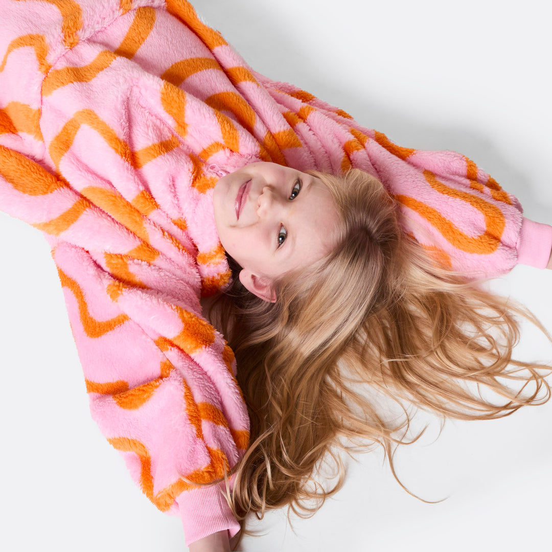 Rosa Wavy Teddy HappyHoodie Barn