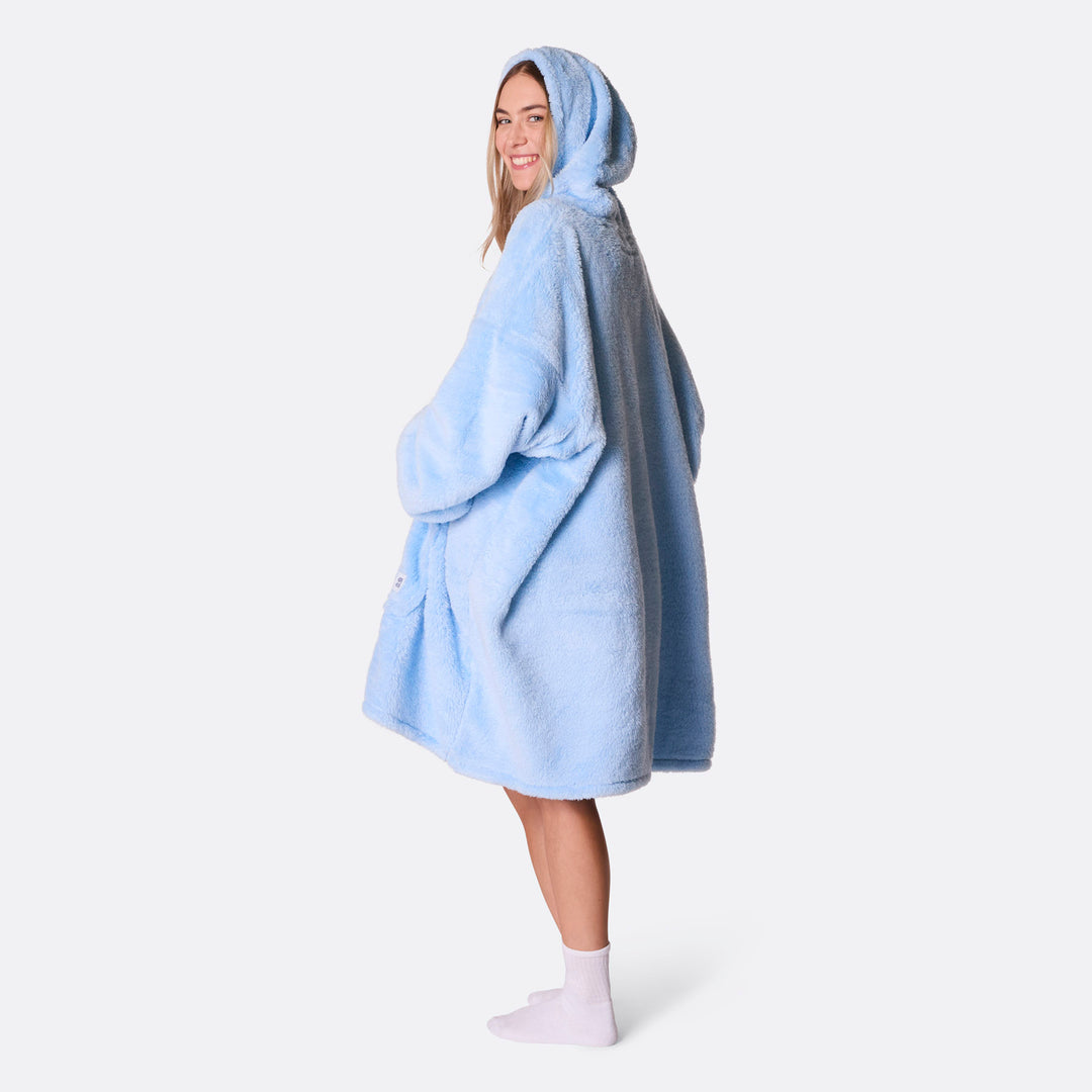 Blå Teddy HappyHoodie