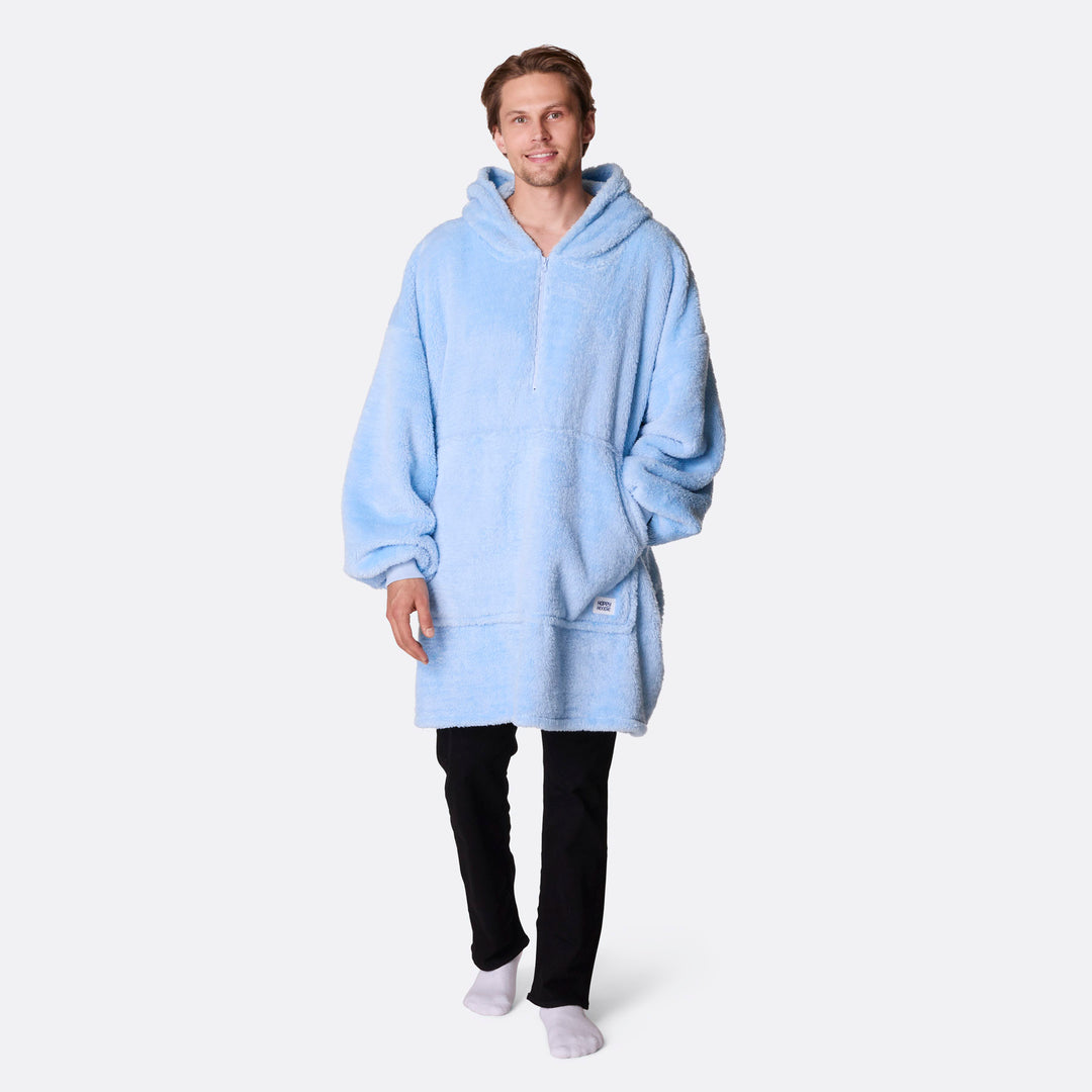 Blå Teddy HappyHoodie