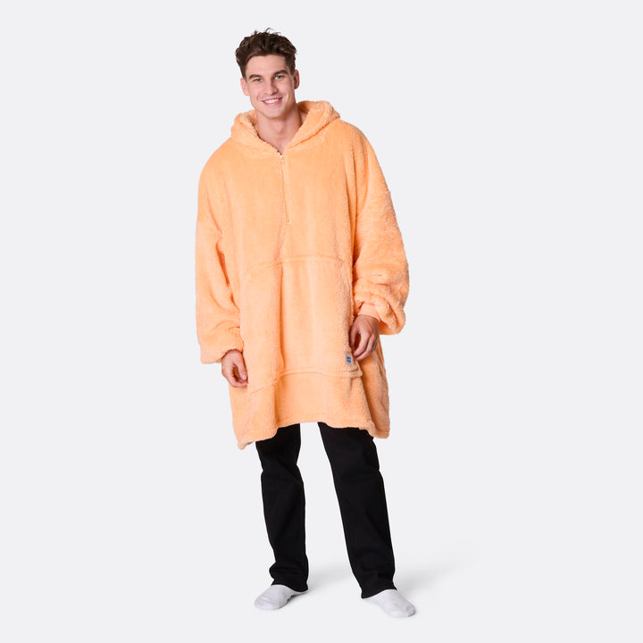 Peach Teddy HappyHoodie