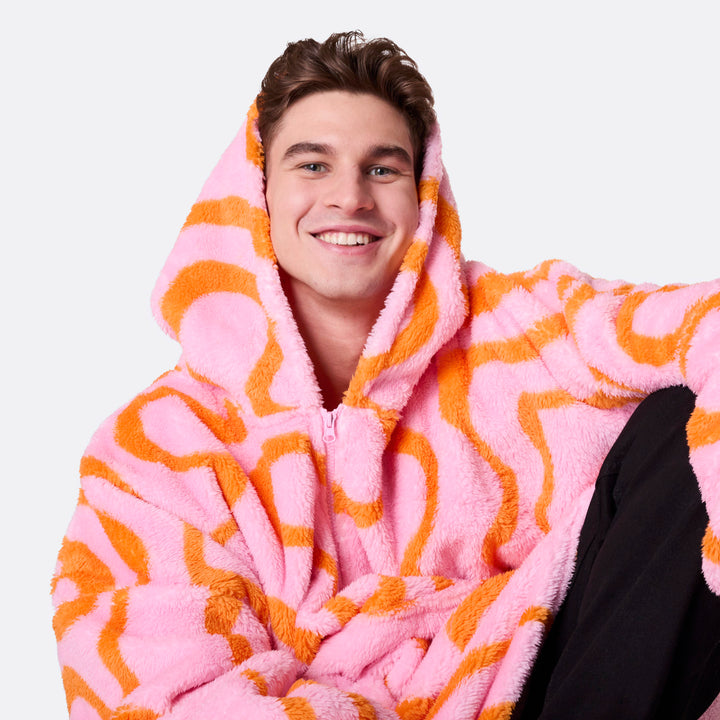 Rosa Wavy Teddy HappyHoodie
