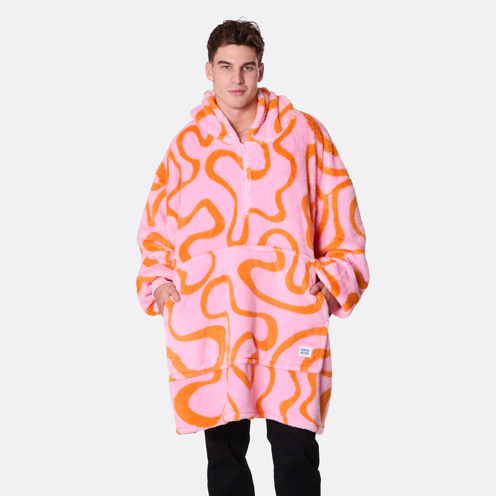 Rosa Wavy Teddy HappyHoodie
