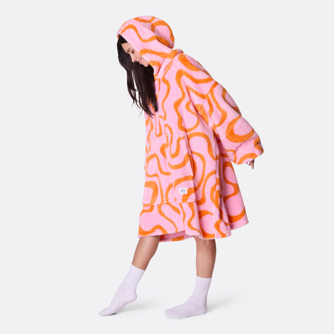Rosa Wavy Teddy HappyHoodie
