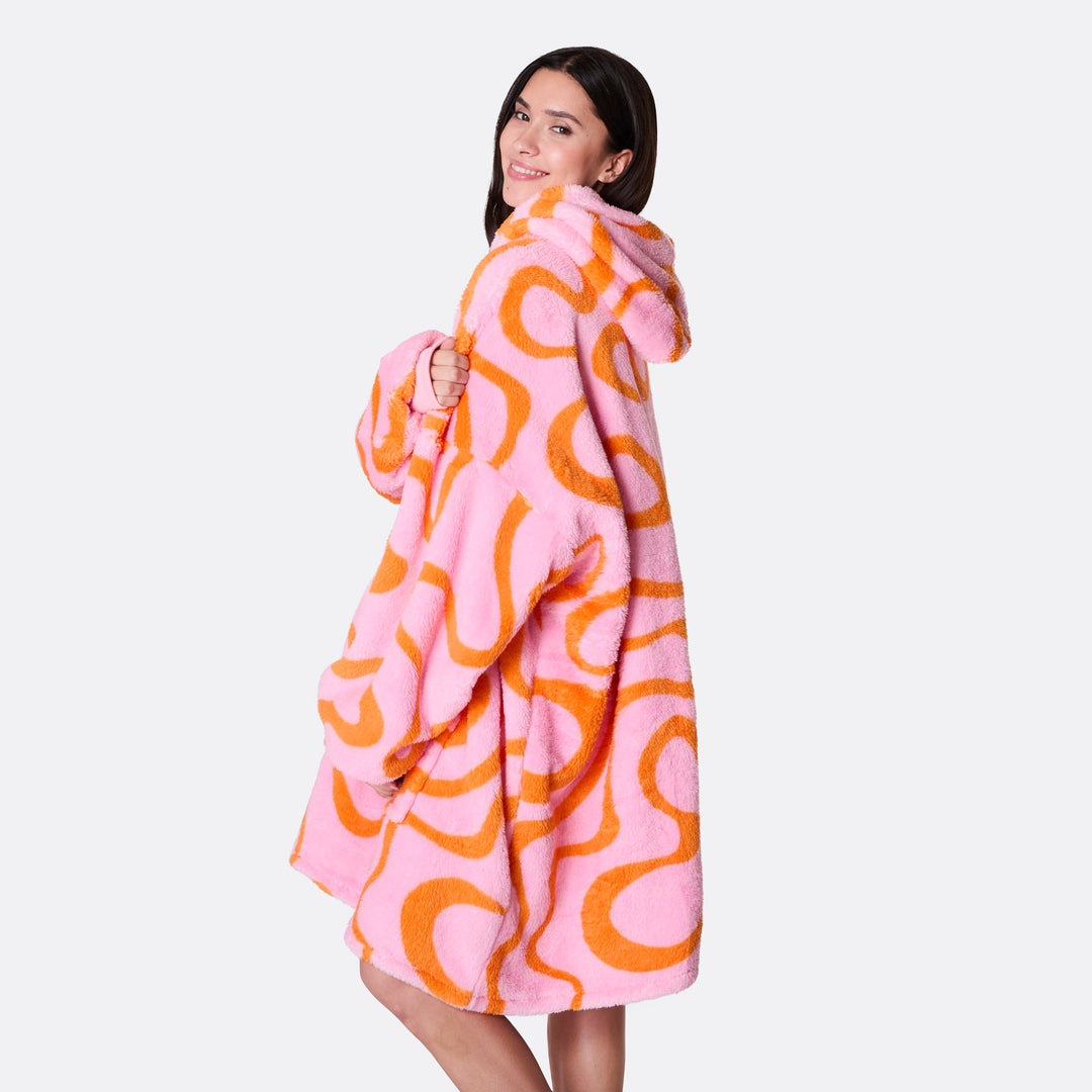 Rosa Wavy Teddy HappyHoodie