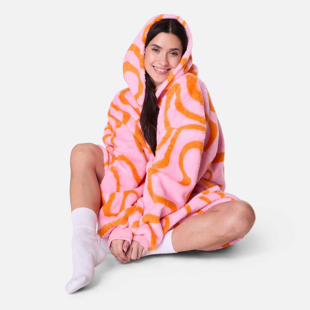 Rosa Wavy Teddy HappyHoodie