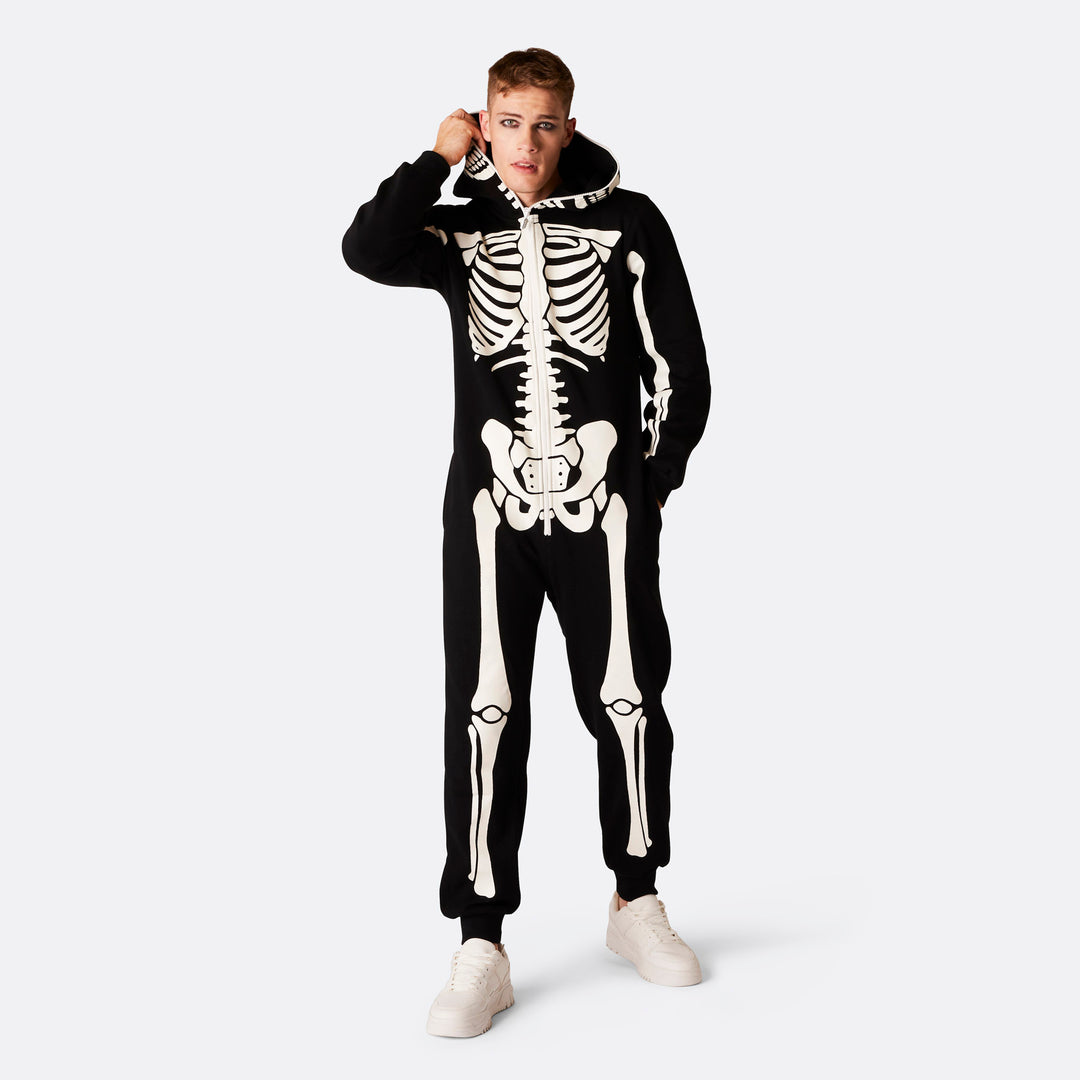 Skjelett Onesie Herre