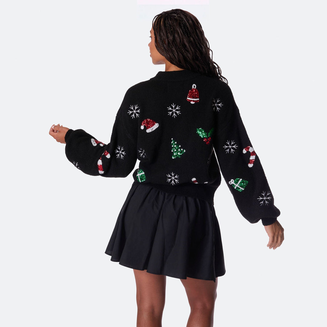 Merry & Bright Oversized Julegenser Dame