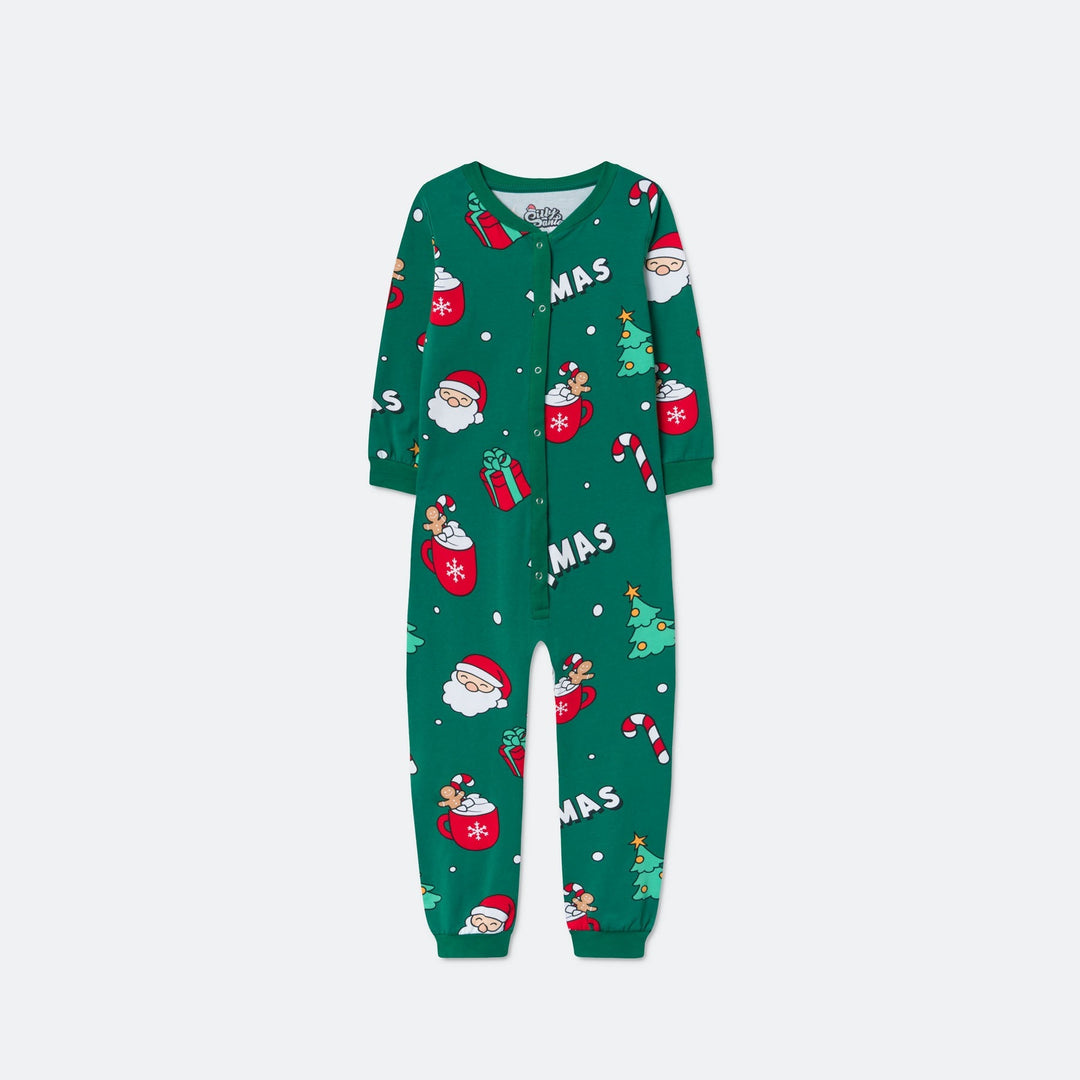 Xmas Grønn Overall Julepysj Barn