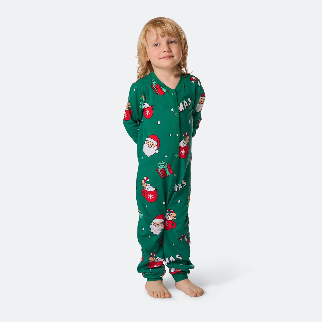 Xmas Grønn Overall Julepysj Barn