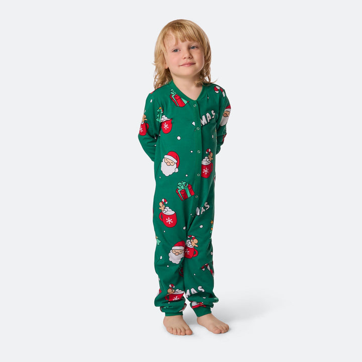 Xmas Grønn Overall Julepysj Barn