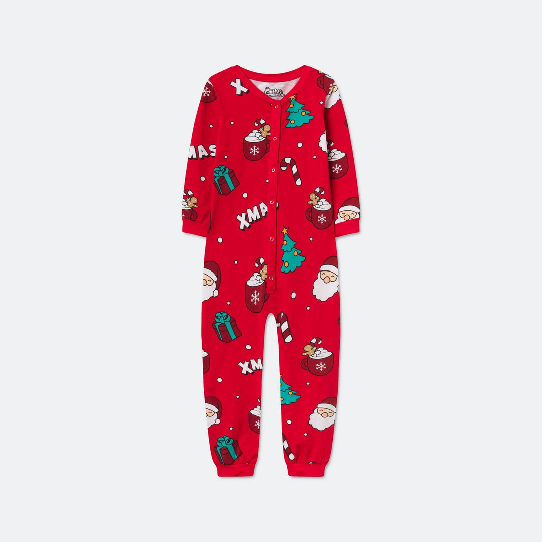 Xmas Rød Overall Julepysj Barn