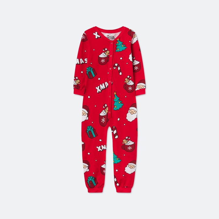 Xmas Rød Overall Julepysj Barn