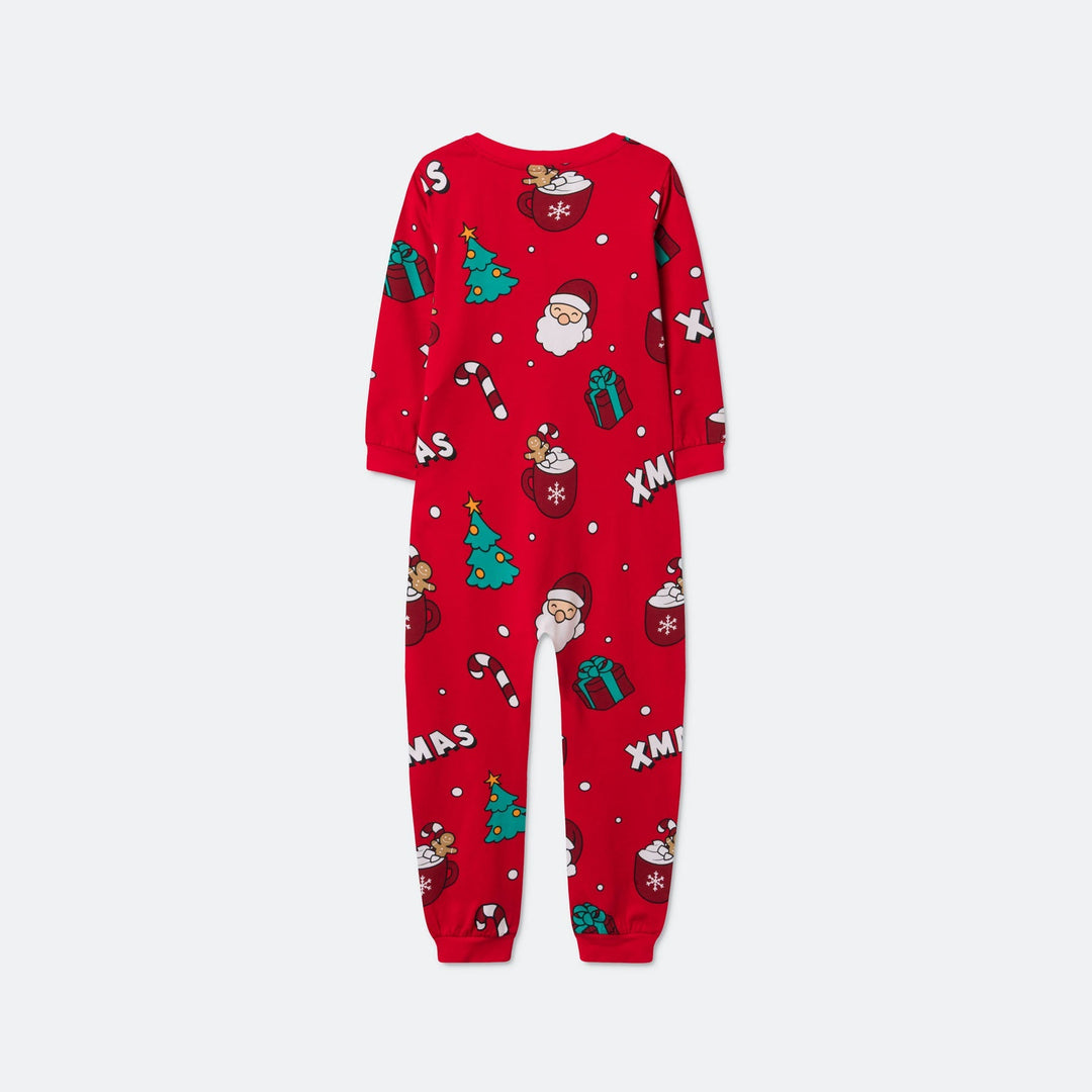 Xmas Rød Overall Julepysj Barn