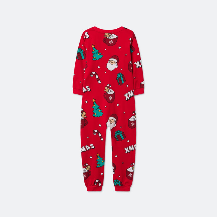 Xmas Rød Overall Julepysj Barn