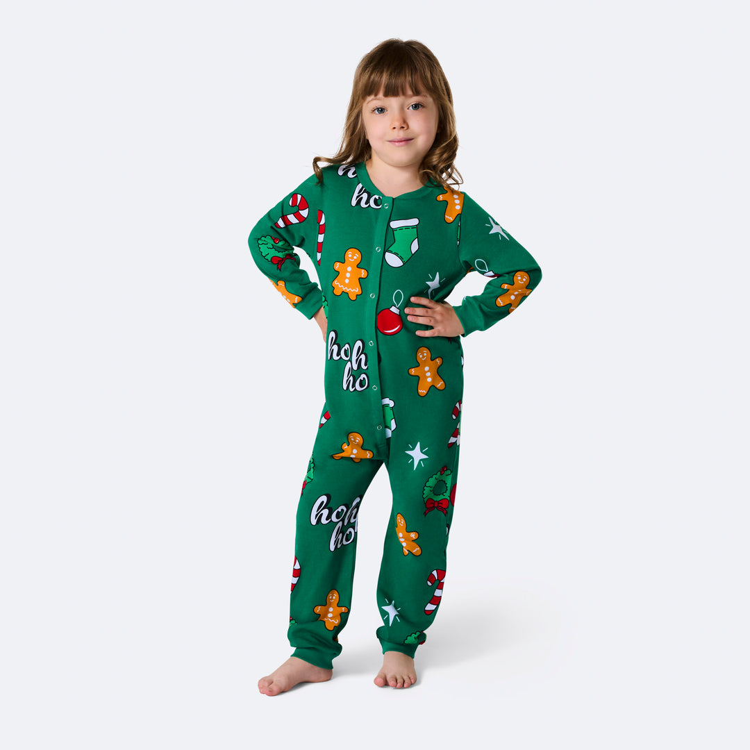 Hohoho Grønn Overall Julepysj Barn