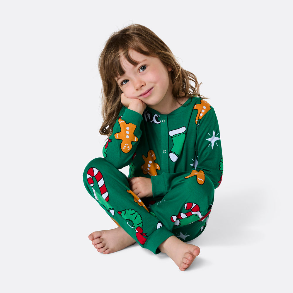 Hohoho Grønn Overall Julepysj Barn