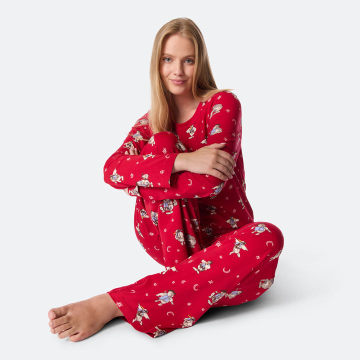 Flåklypa Rød Julepysj Dame
