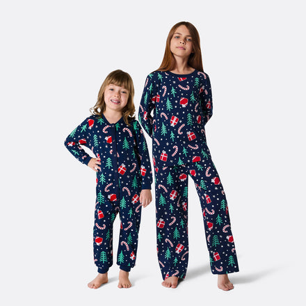 Julemønster Blå Julepysj Barn