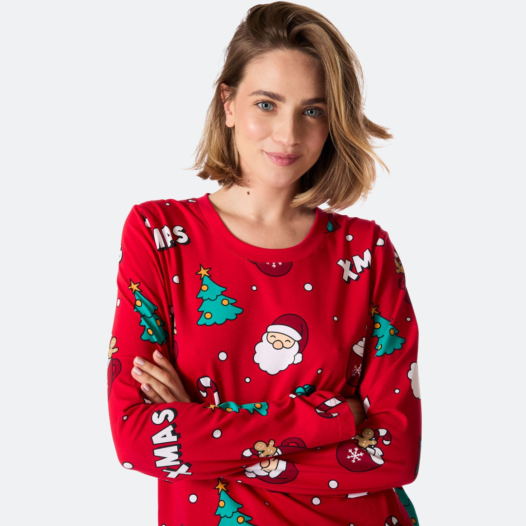 Xmas Rød Julepysj Dame
