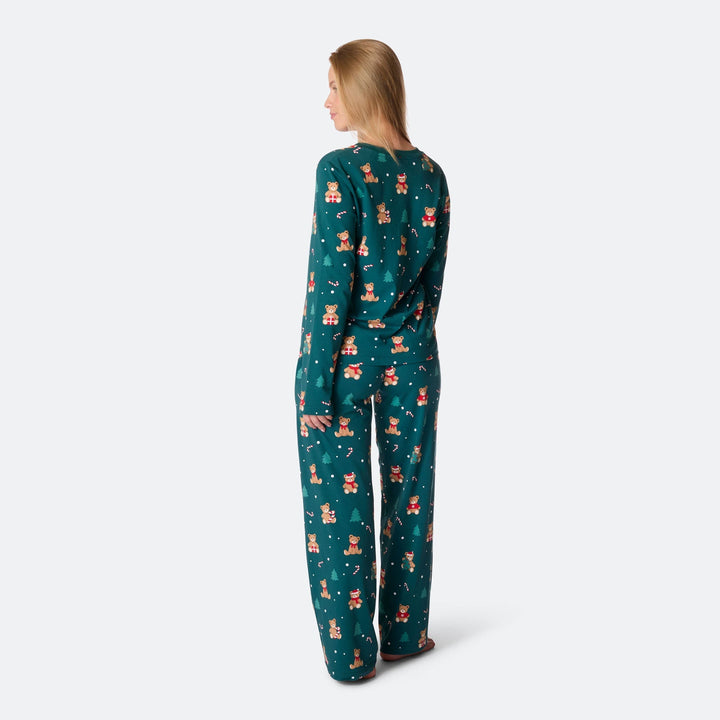 Teddybjørn Grønn Julepysj Dame