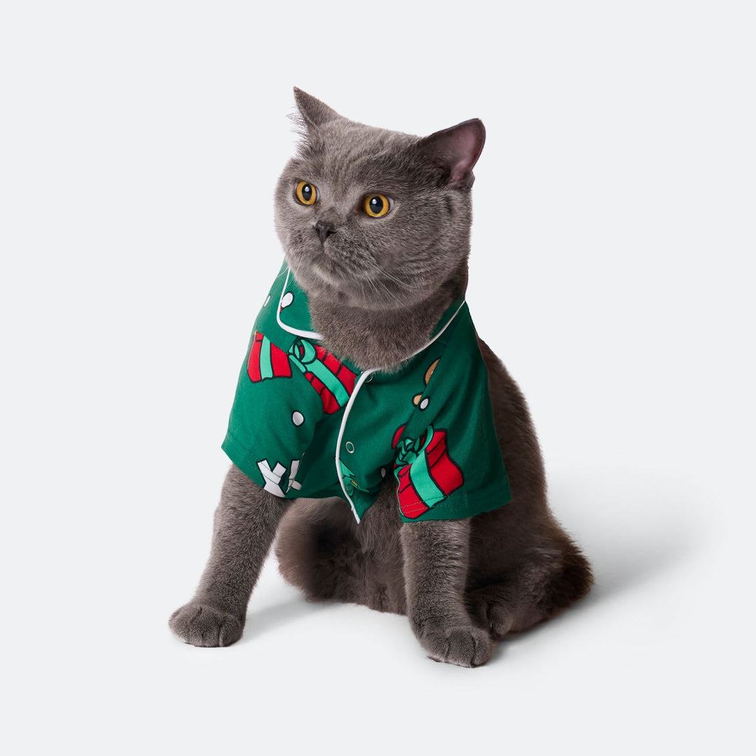 Xmas Grønn Julepysj til Katt