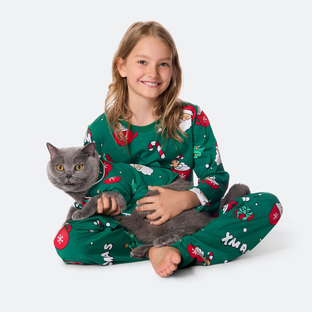 Xmas Grønn Julepysj til Katt