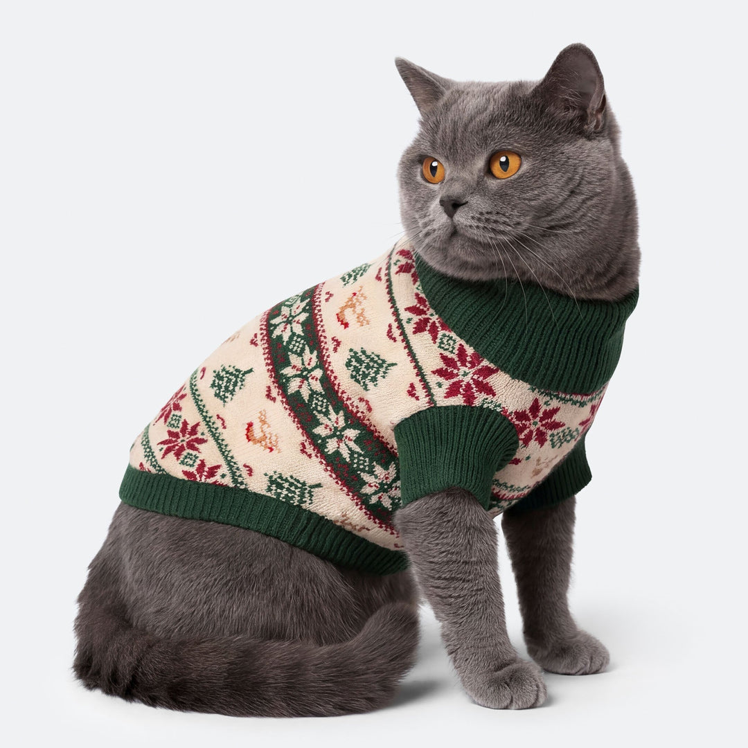 Retro Juletre Julegenser til Katt