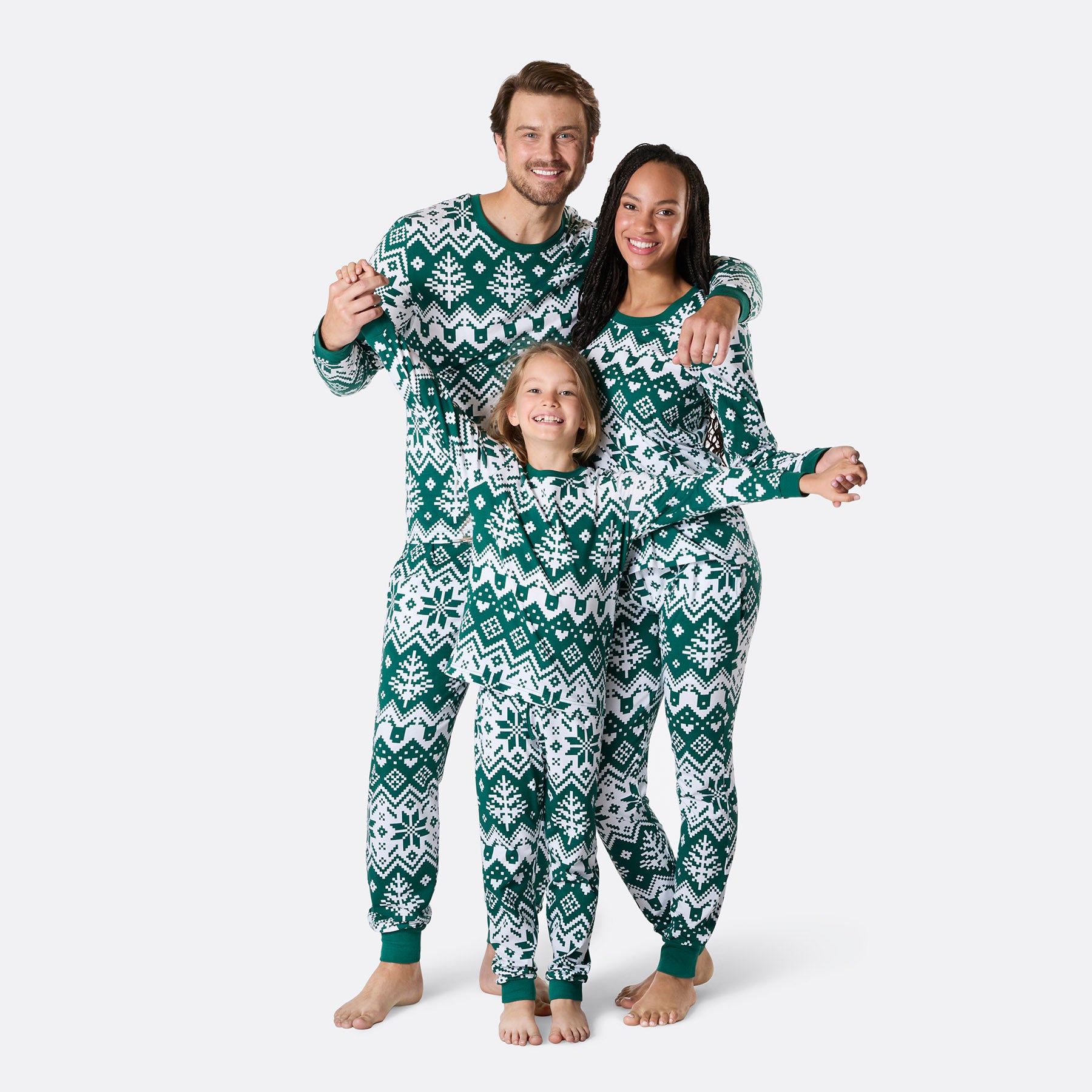 Julestrikk Grønn Julepysj Familie