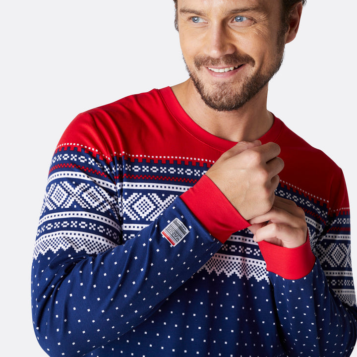 Marius Blå Pysj Familie