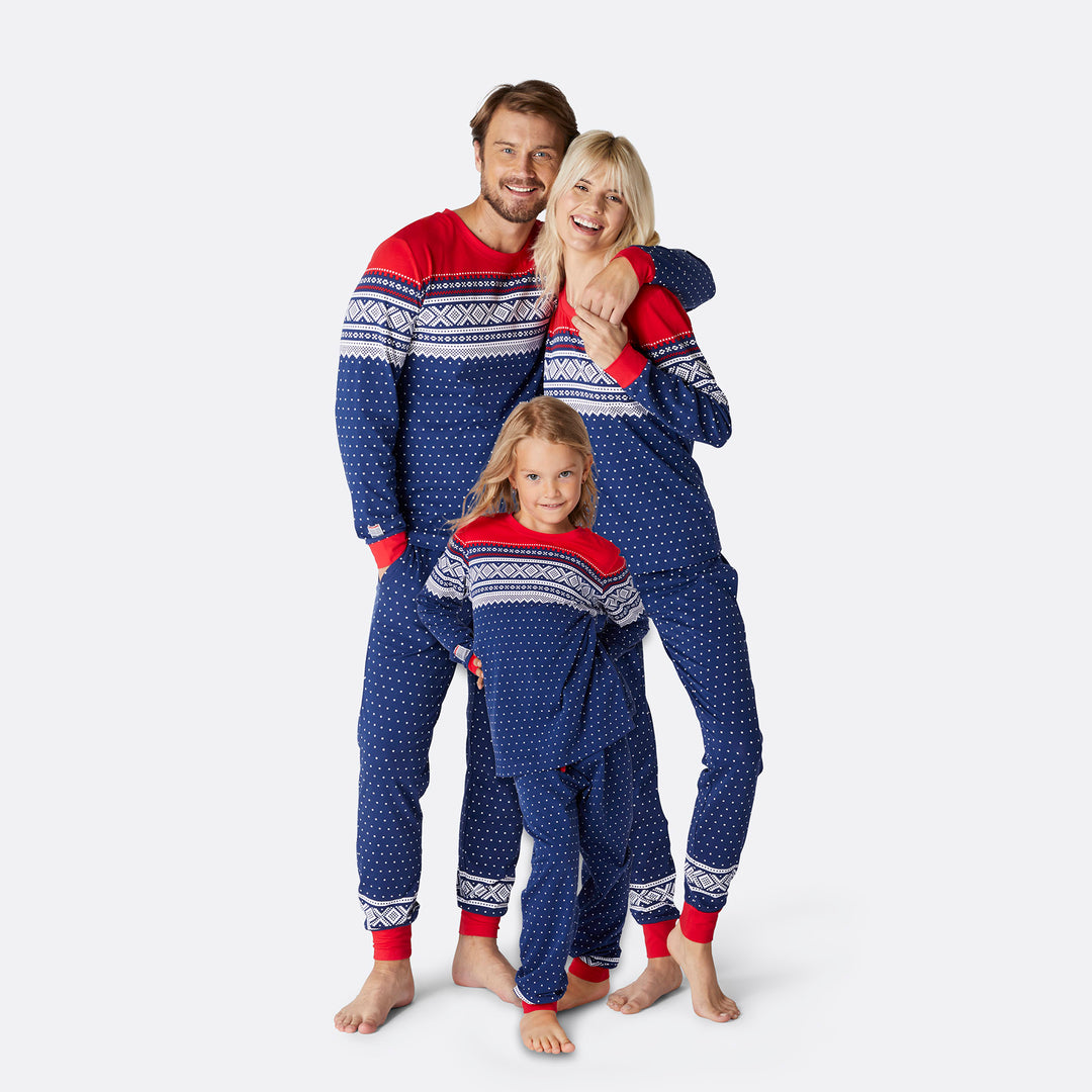 Marius Blå Pysj Familie