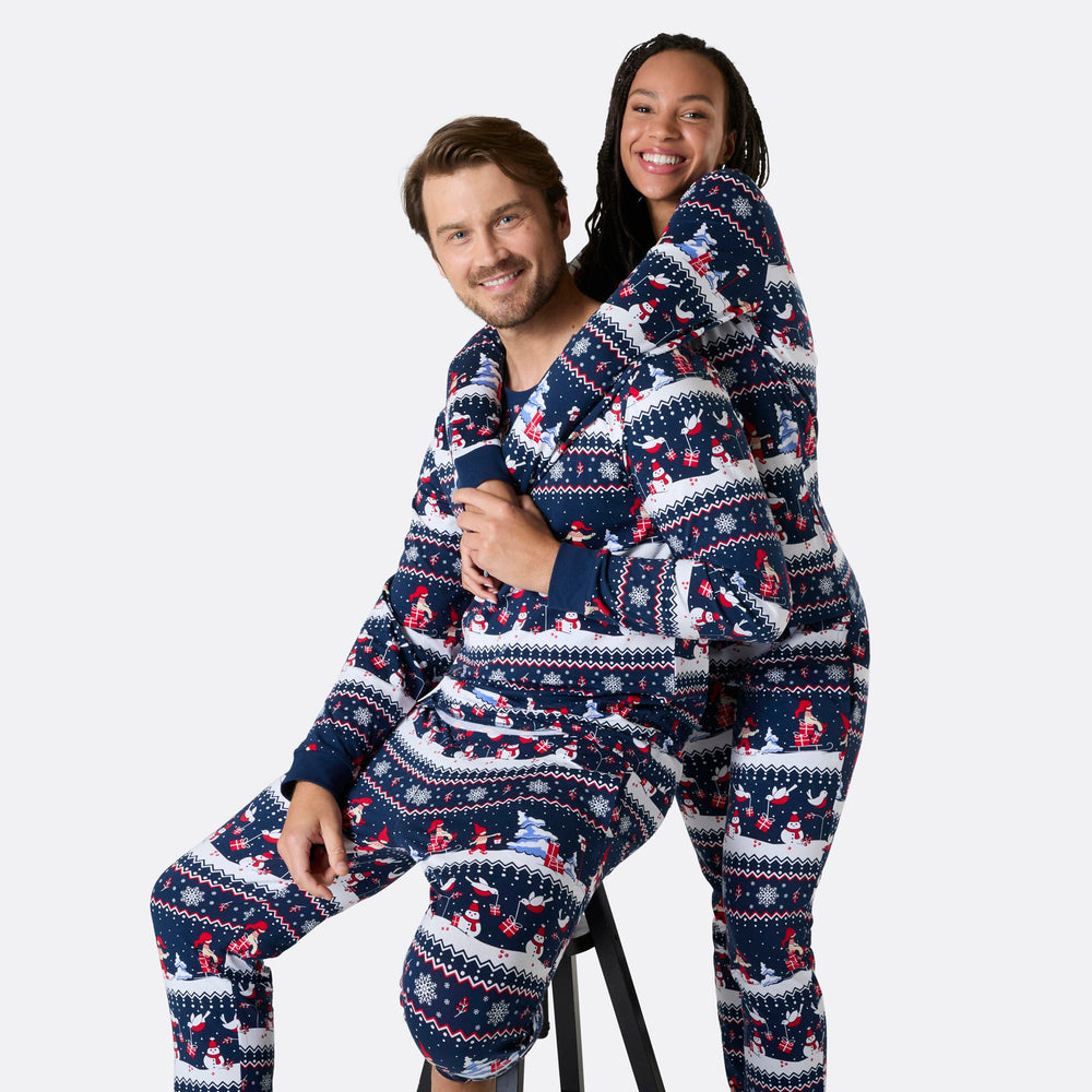 Julelandskap Julepysj Familie
