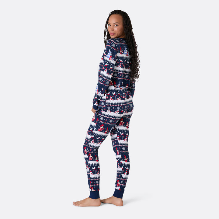 Julelandskap Julepysj Dame