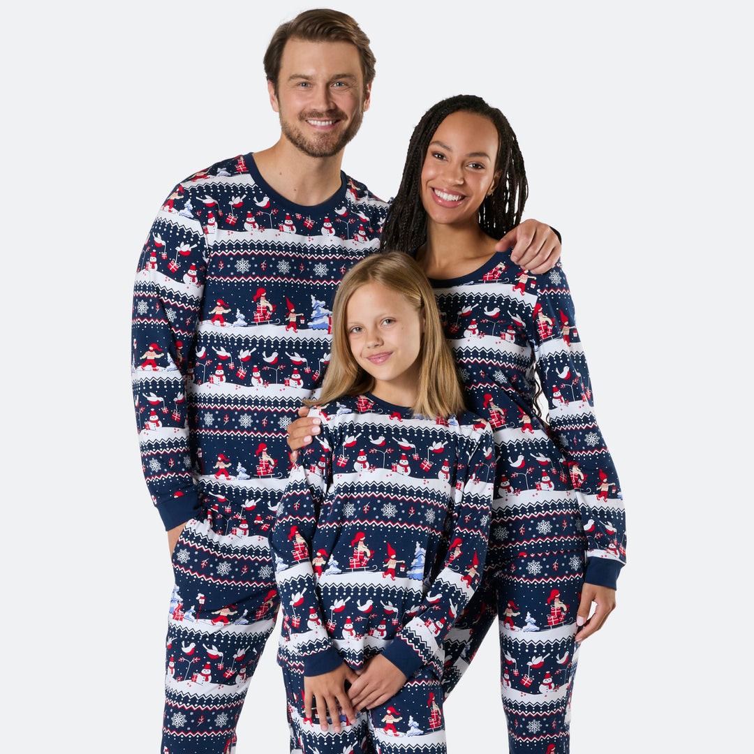 Julelandskap Julepysj Familie